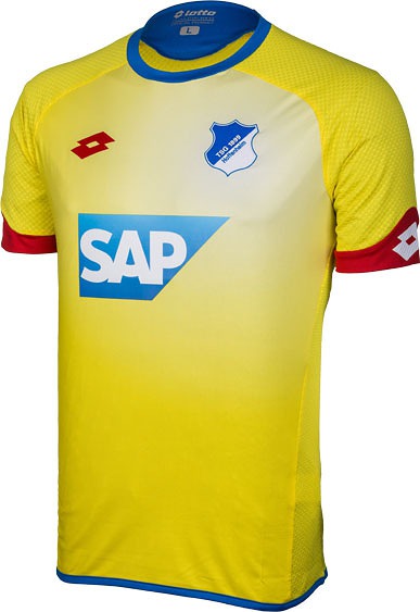 Nuevo uniforme de visitante del Hoffenheim. Fuente: nurfussball.com