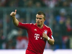 Xherdan Shaqiri en su época en el club bávaro. Imagen procedente de: goal-news.com