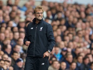 Jürgen Klopp en un encuentro de la actual temporada. Siempre mostrando su lado más expresivo. Imagen procedente de: thisisanfield.com