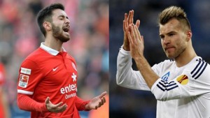 Yunus Malli (izquierda) y Andriy Yarmolenko (derecha) dos de los rumores más fuertes acerca del Dortmund en el mercado invernal. Imagen procedente de: f8.bongdaplus.vn