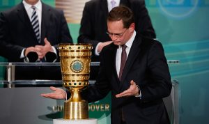 Alcalde de Berlín en la entrega de la Copa. Imagen: Getty Images
