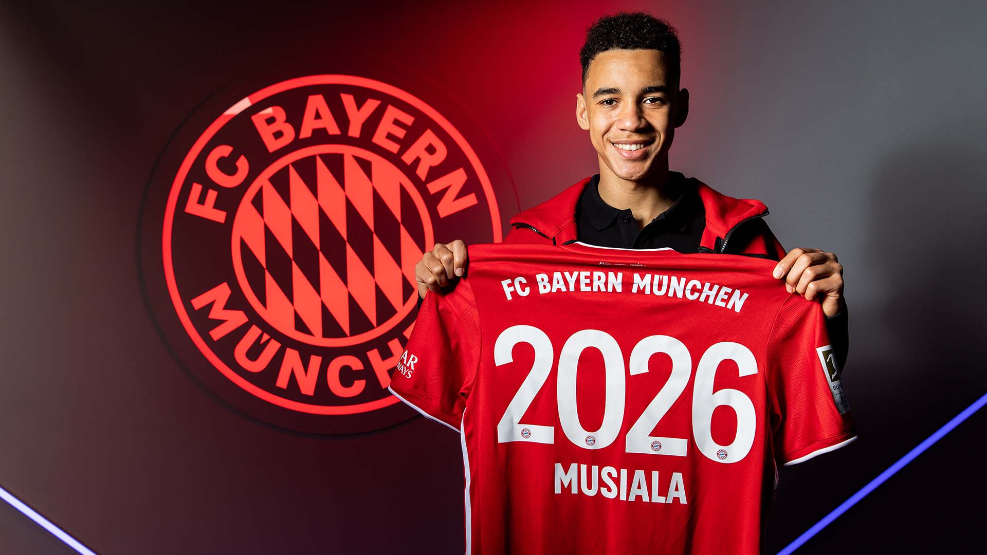 Jamal Musiala firma contrato hasta 2026 con FC Bayern München