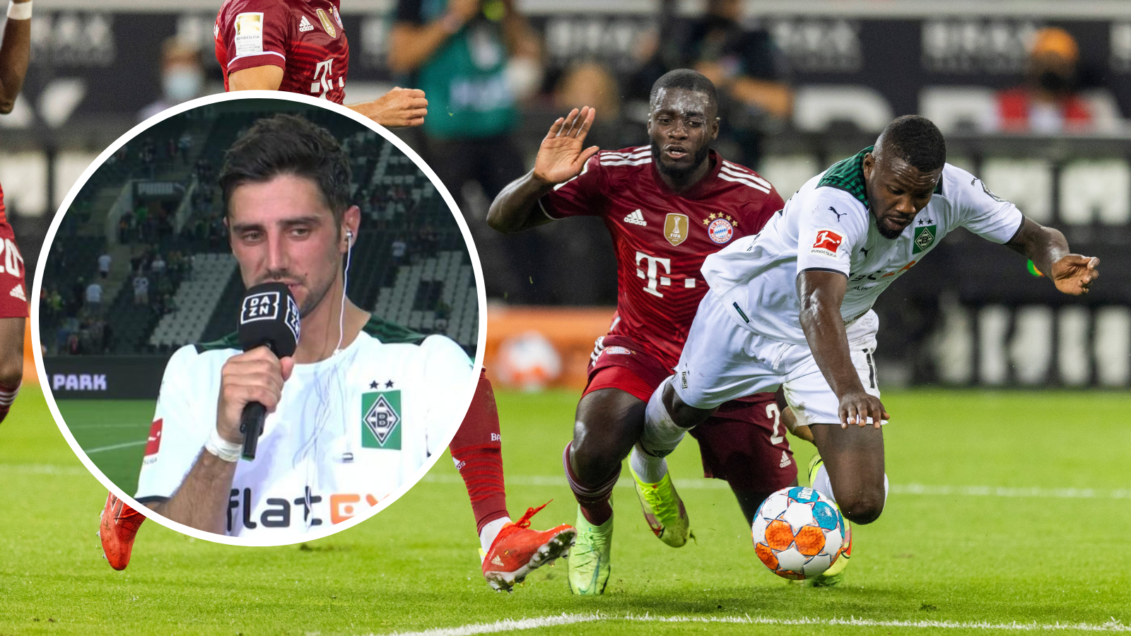 Lars Stindl no se contuvo y criticó duramente al arbitraje del Borussia Mönchengladbach - FC Bayern München. Foto: Imago.