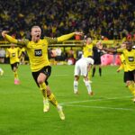 Erling Haaland el gran salvador de un Dortmund que no brilla. Foto: Imago.