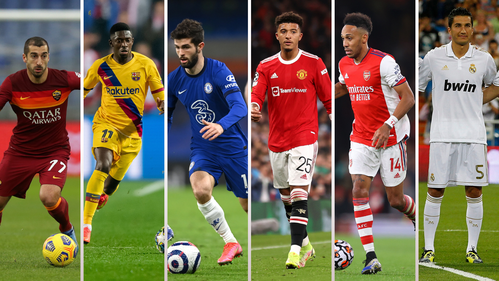 Estos son los seis futbolistas que quisieron salir de Borussia Dortmund y fracasaron. Fotos: Getty Images.