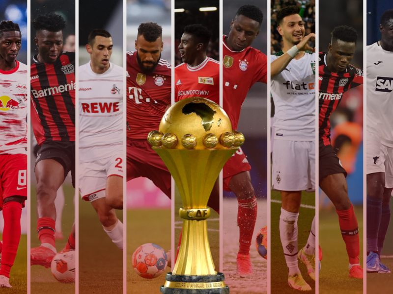Estos jugadores estarán ausentes en la Bundesliga para disputar la Copa de África. Fotos: Getty Images.