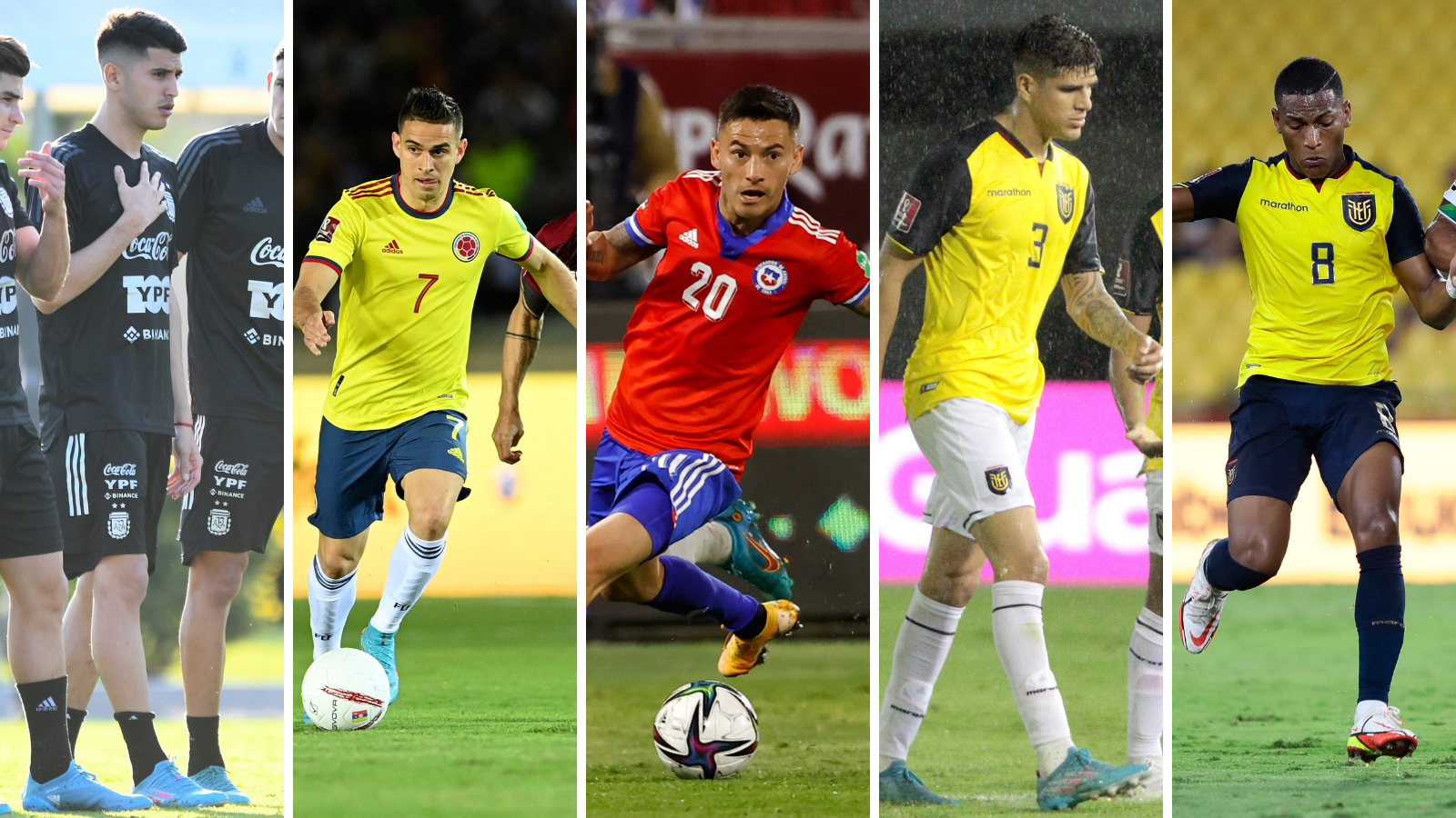 ¿Cómo les fue a los sudamericanos de la Bundesliga en las eliminatorias? Fotos: Getty Images.