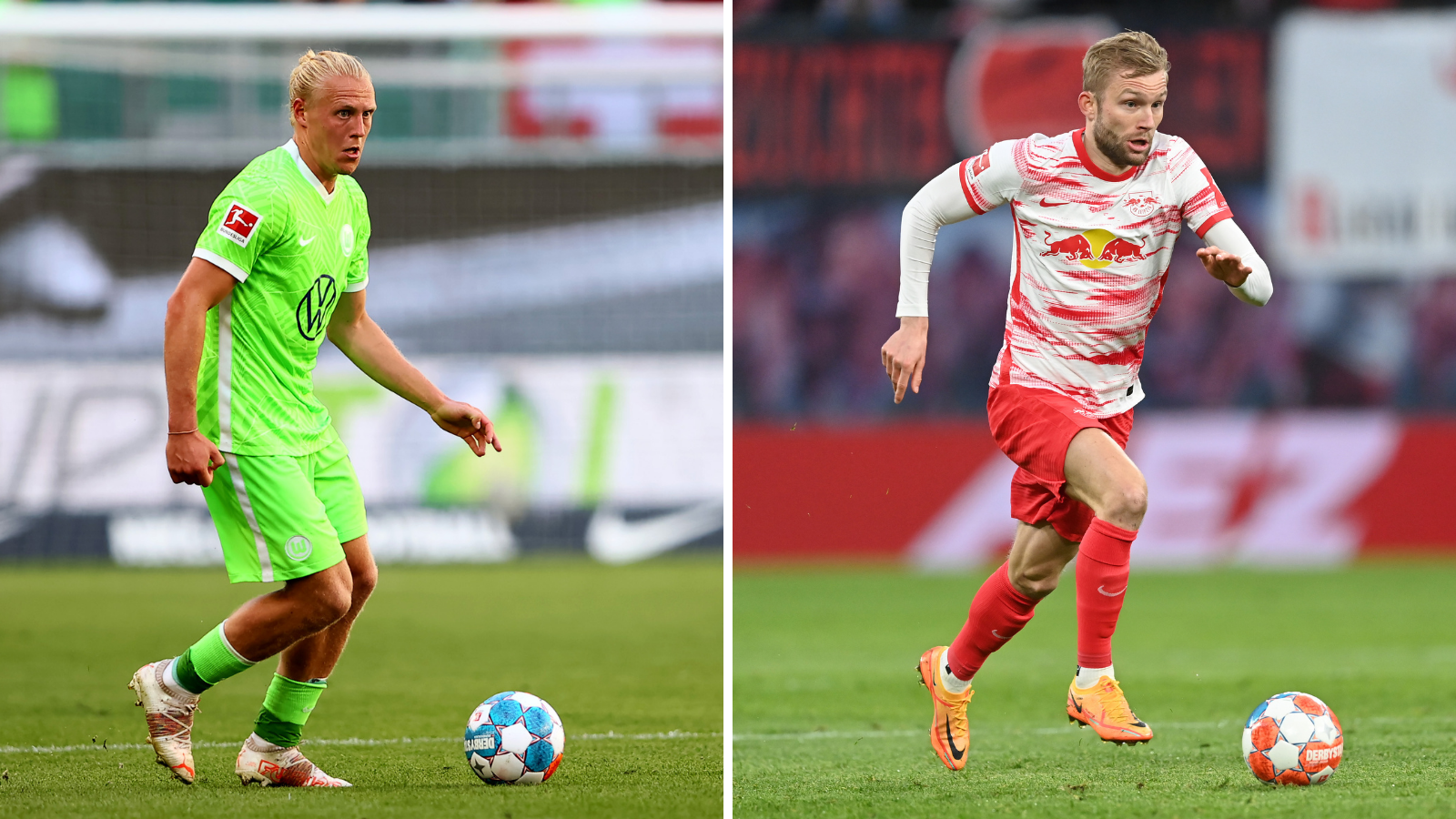 Schlager y Laimer, los nombres nuevos para reforzar Borussia Dortmund. Foto: Getty Images.