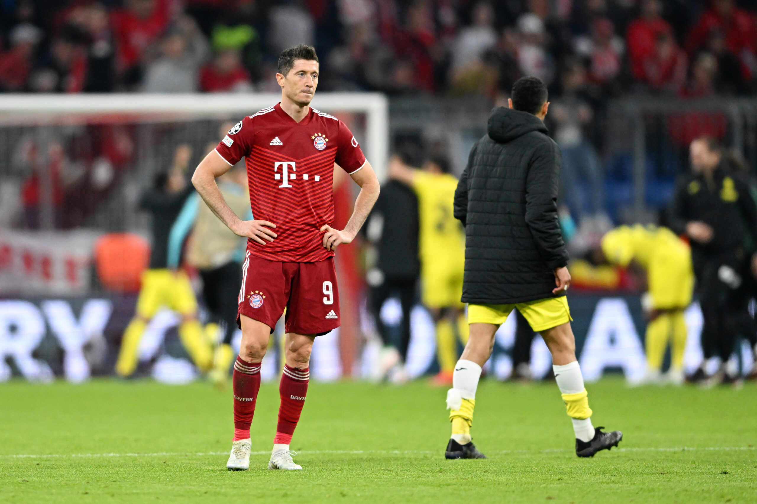 FC Bayern München igualó con Villarreal y quedó eliminado de la UEFA Champions League. Foto: Getty Images.