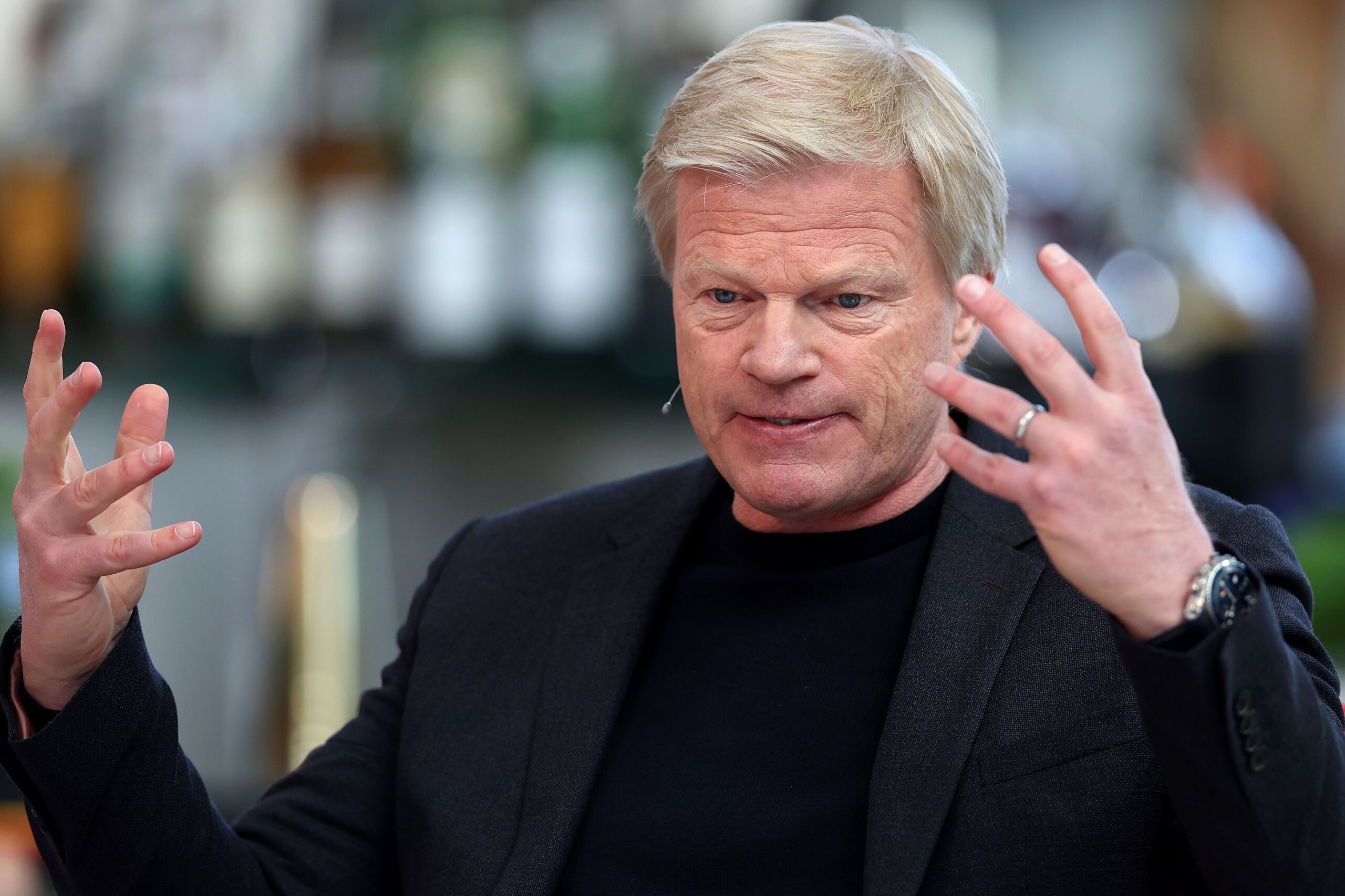 Oliver Kahn habló del presupuesto de Bayern y dijo que no alcanzaba para hacerse de Haaland. Foto: Getty Images.