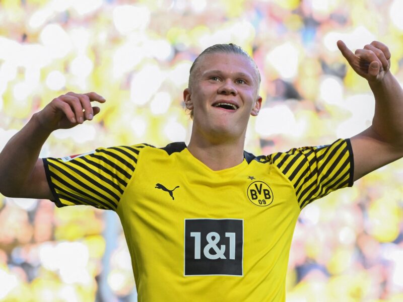 Haaland deja un gran legado goleador en Borussia Dortmund. Foto: Getty Images