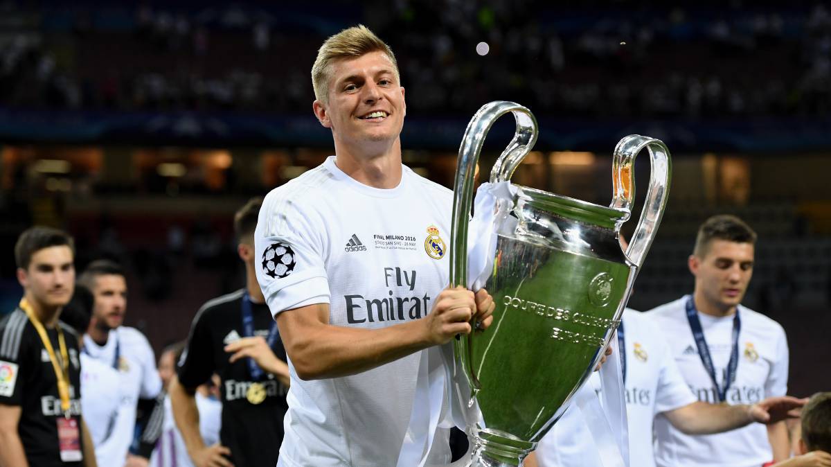 Kroos el alemán con más títulos de Champions League. Foto: Getty Images.