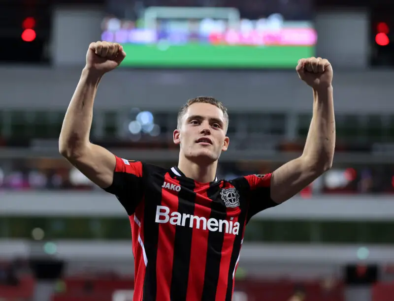 El futuro de Florian Wirtz seguirá ligado a Leverkusen las próximas cinco temporadas. Foto: Getty Images