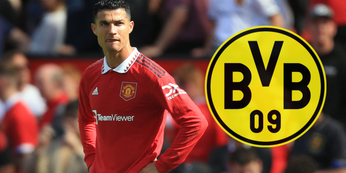 A Cristiano Ronaldo le gustaría unirse a las filas de Borussia Dortmund, su última opción para abandonar el Manchester United. Foto: Getty