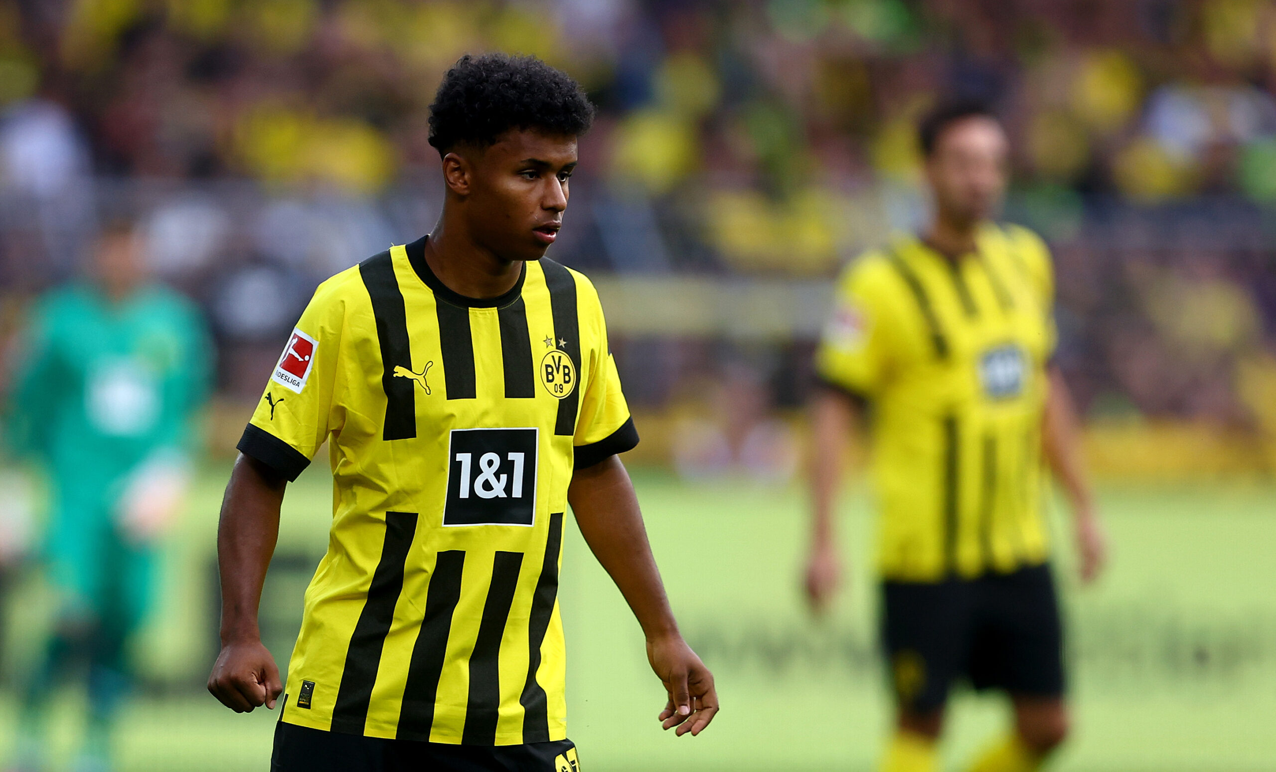 Karim Adeyemi ya tiene fecha de vuelta en Dortmund. Foto: Getty Images.