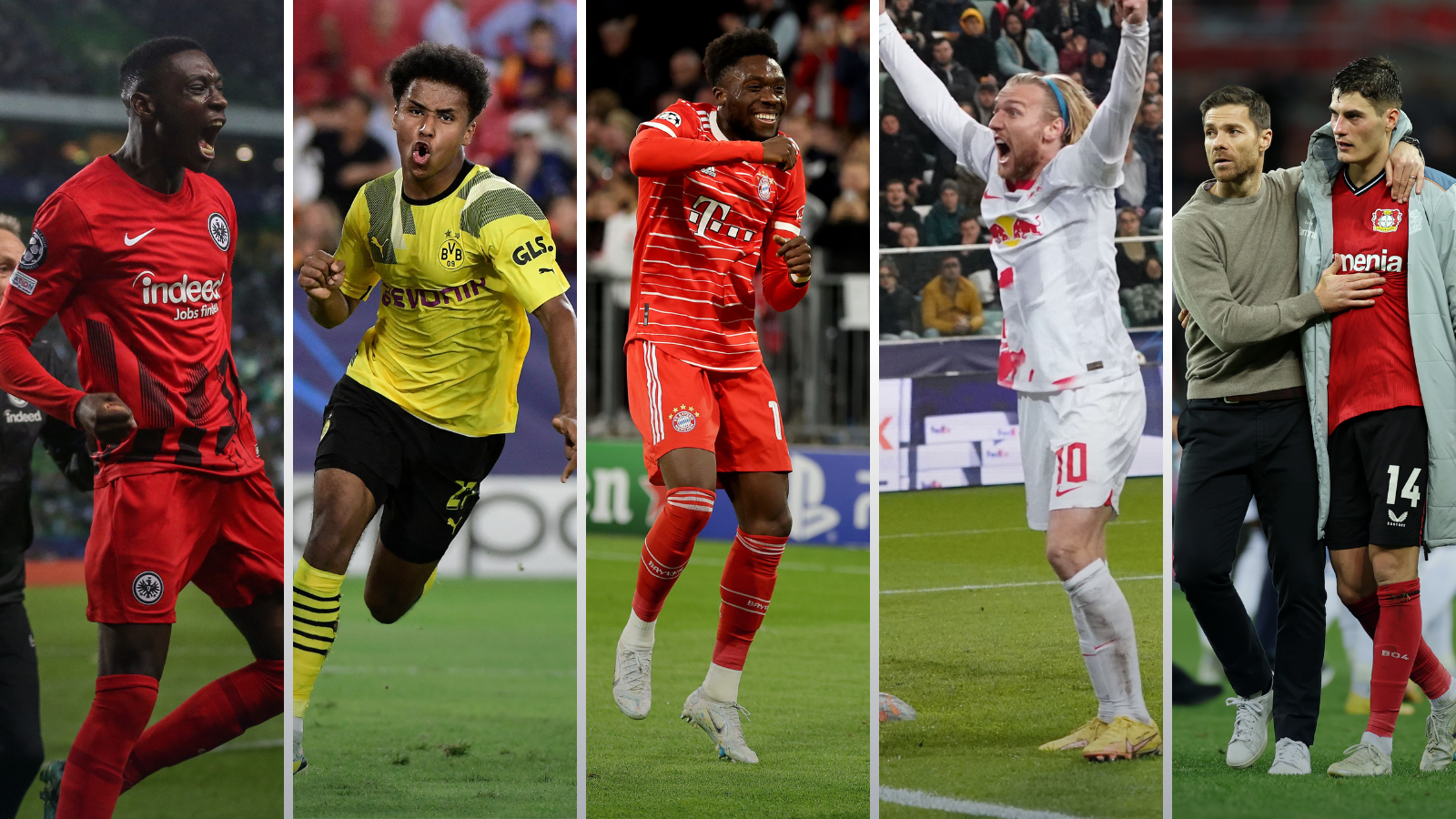 La Bundesliga puede sacar pecho de sus representantes en Champions durante la fase de grupos. Fotos: Getty