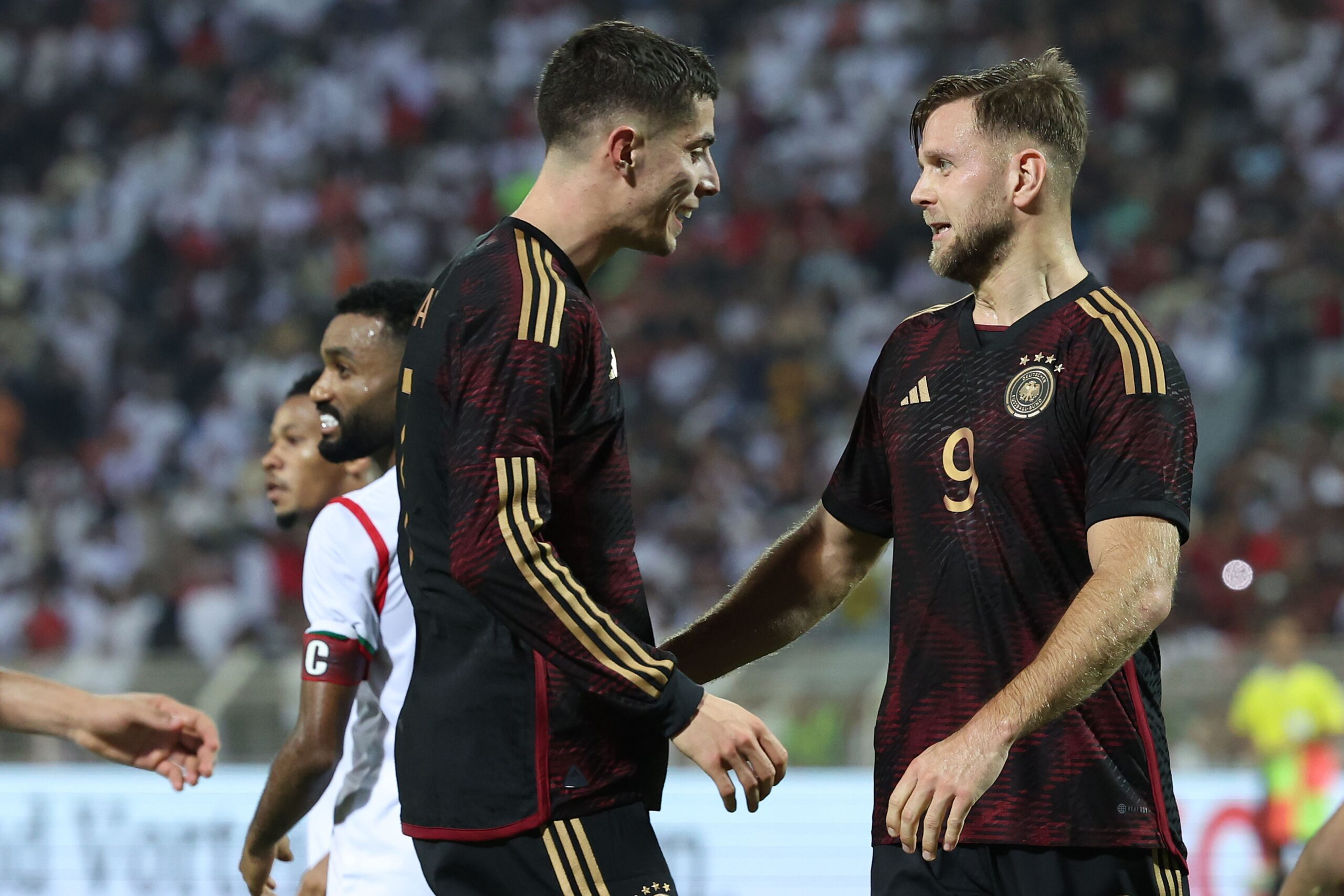 Niclas Füllkrug debutó con gol en un partido de Alemania por debajo de las expectativas. Foto: Getty Images