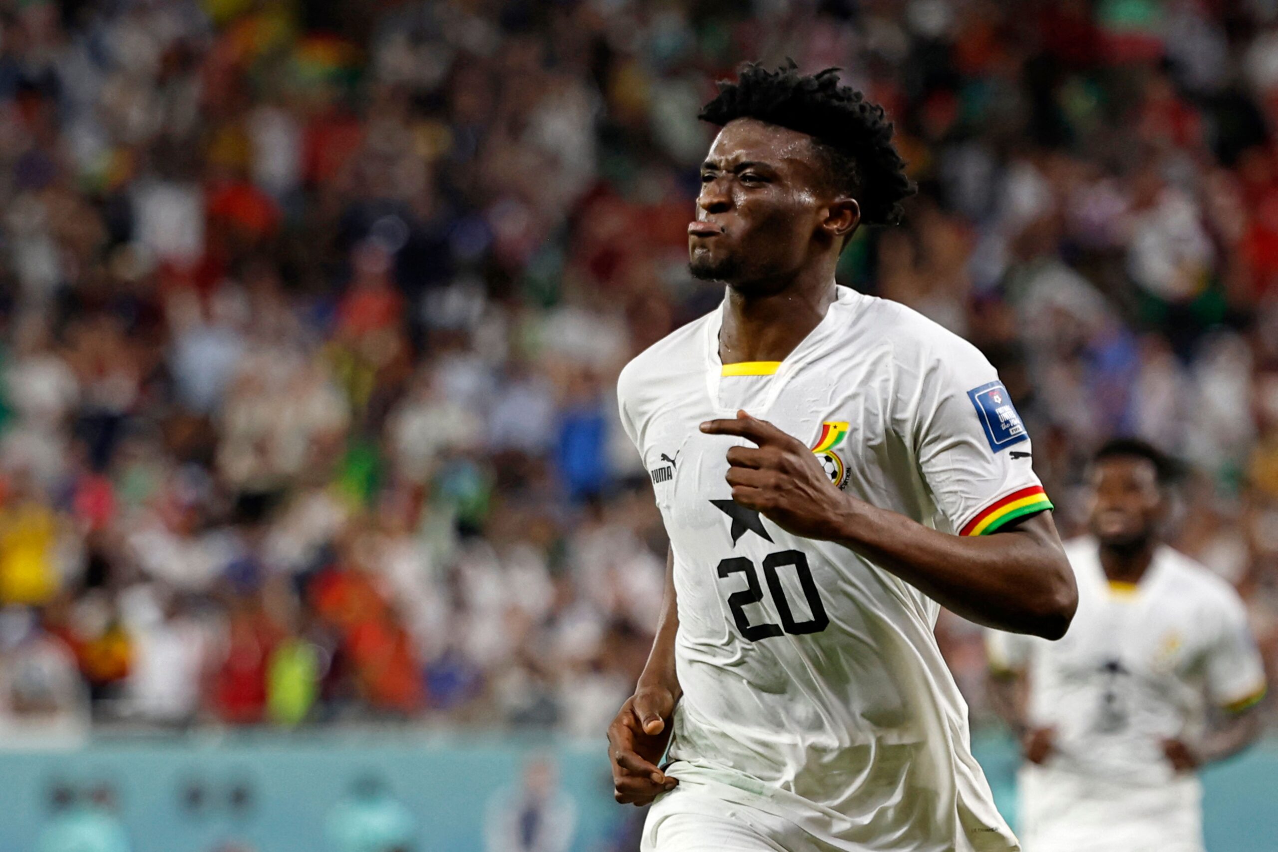 El gran Mundial de Mohammed Kudus ha convencido al BVB para intentar su fichaje. Foto: Getty Images