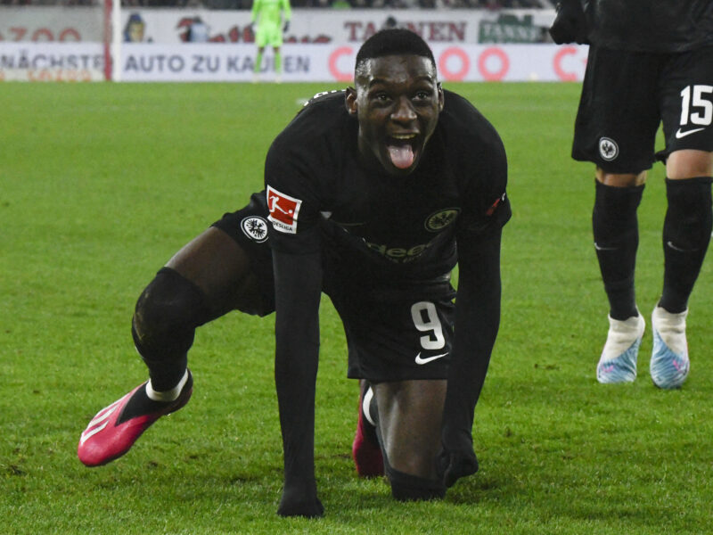 Eintracht Frankfurt exige 100 millones de euros por Kolo Muani. Foto: Getty Images.