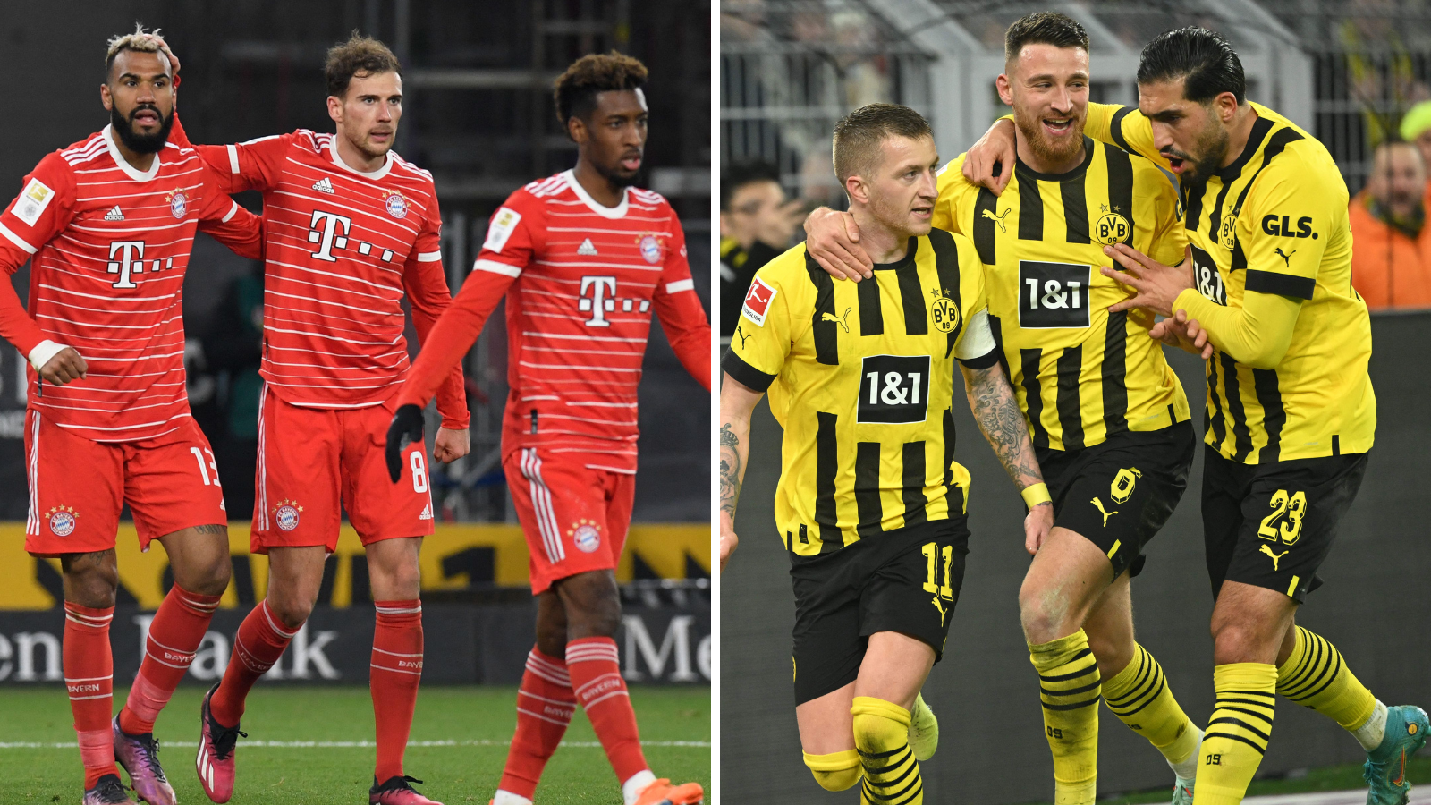 Bayern y Dortmund se escapan y la pelea por la Bundesliga ya parece cosa de dos. Foto: Getty Images