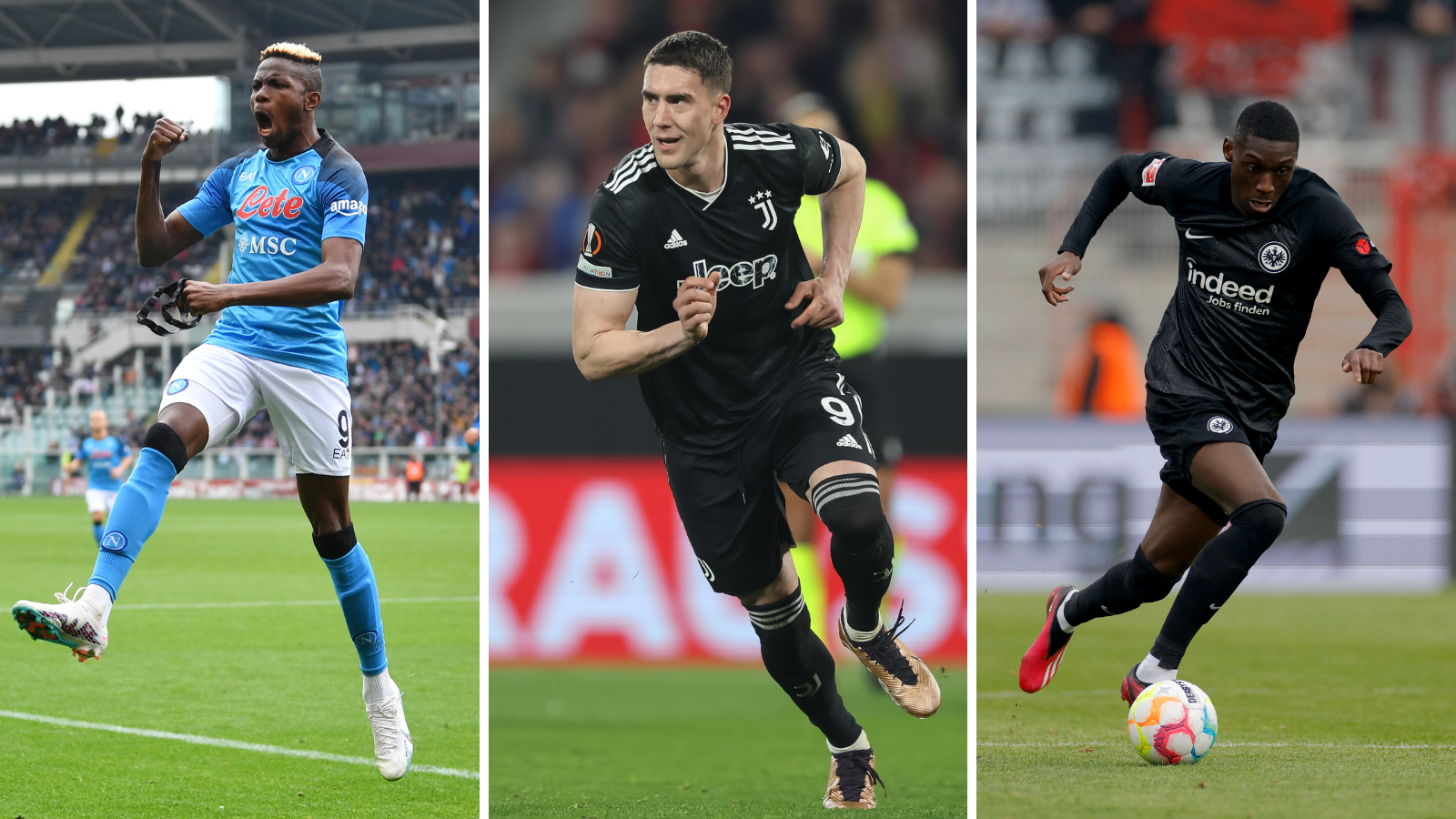 Estos tres delanteros tiene FC Bayern en su lista. Foto: Foto: Getty Images.