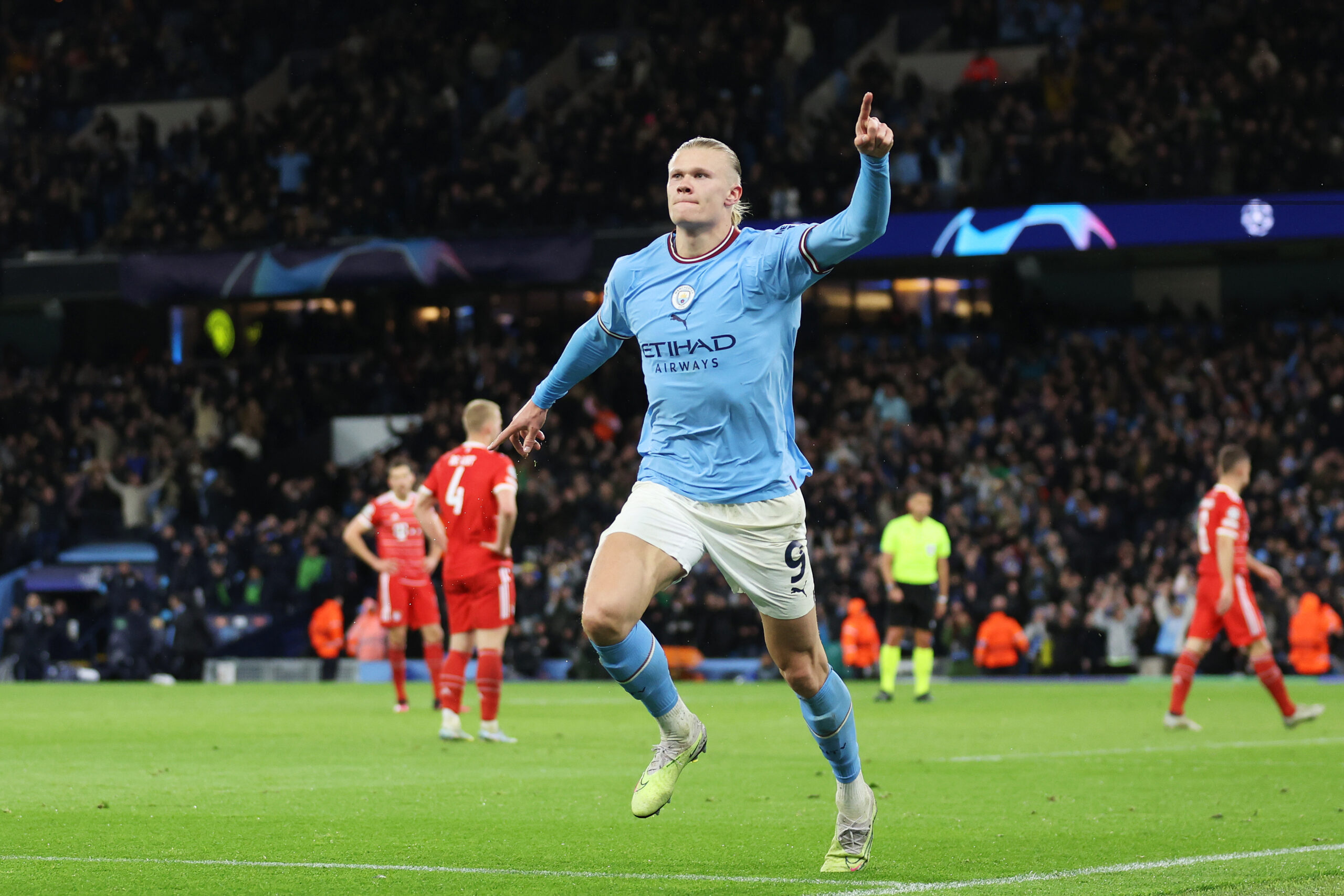 Paliza de Manchester City a FC Bayern. Foto: Getty Images.