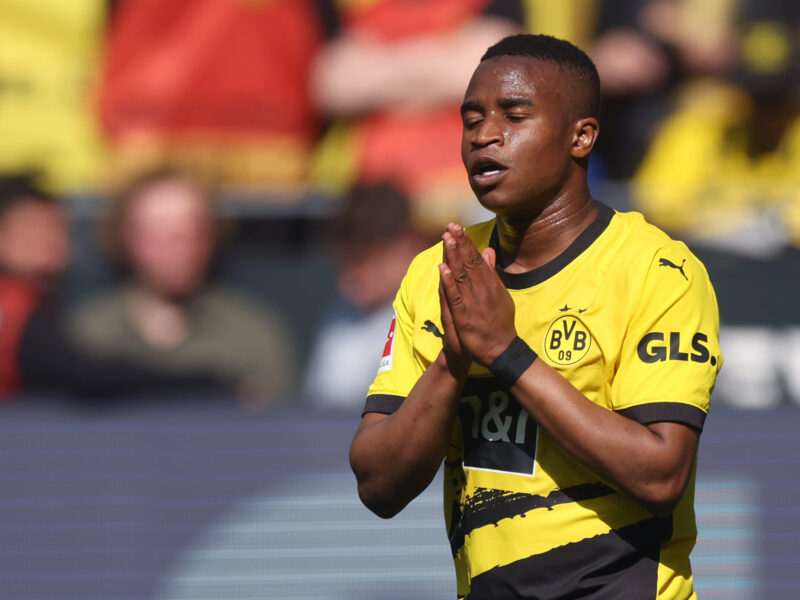 Borussia Dortmund no descarta vender a Youssoufa Moukoko. Foto: Getty Images.