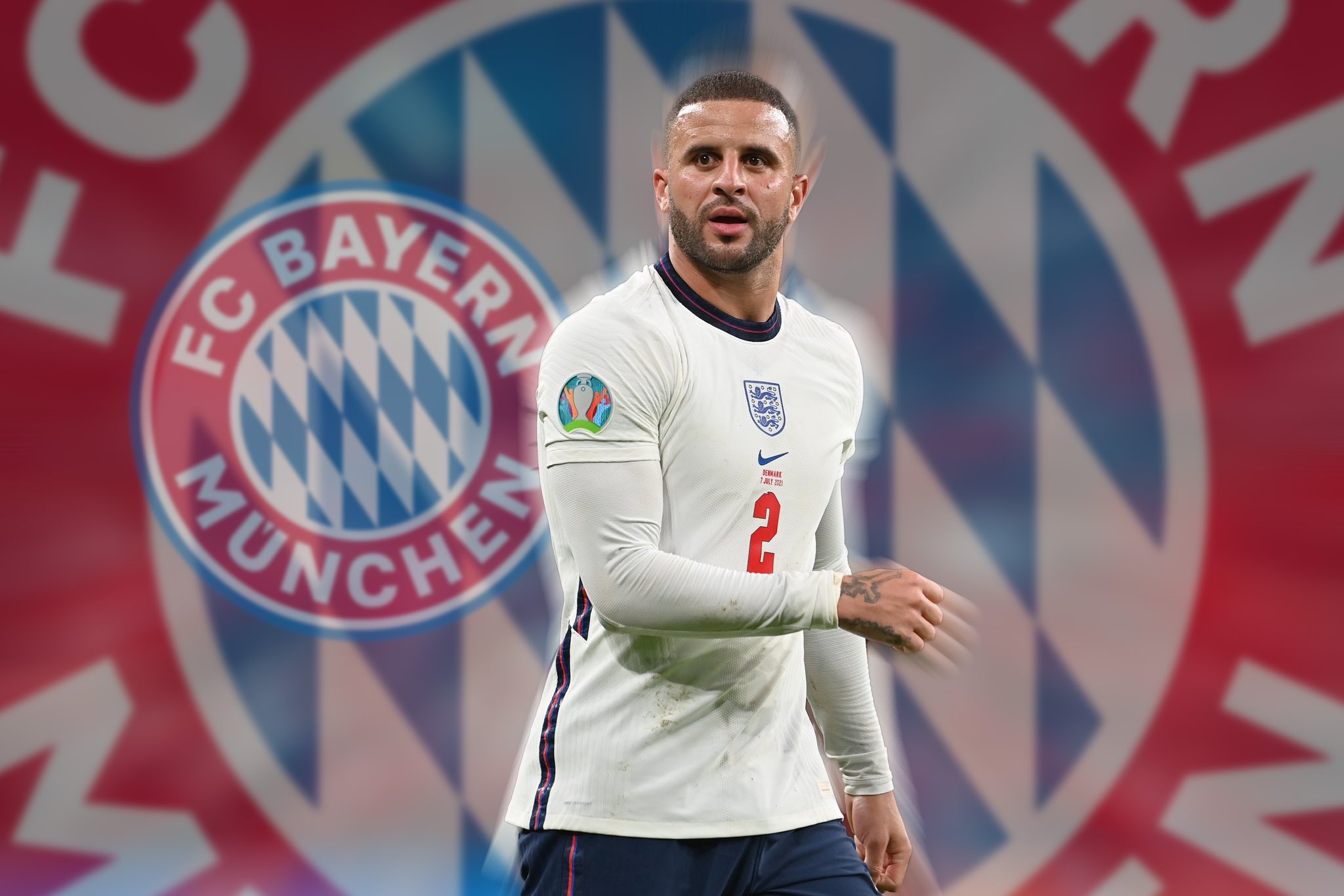 Walker está a un paso de FC Bayern. Foto: Getty Images.