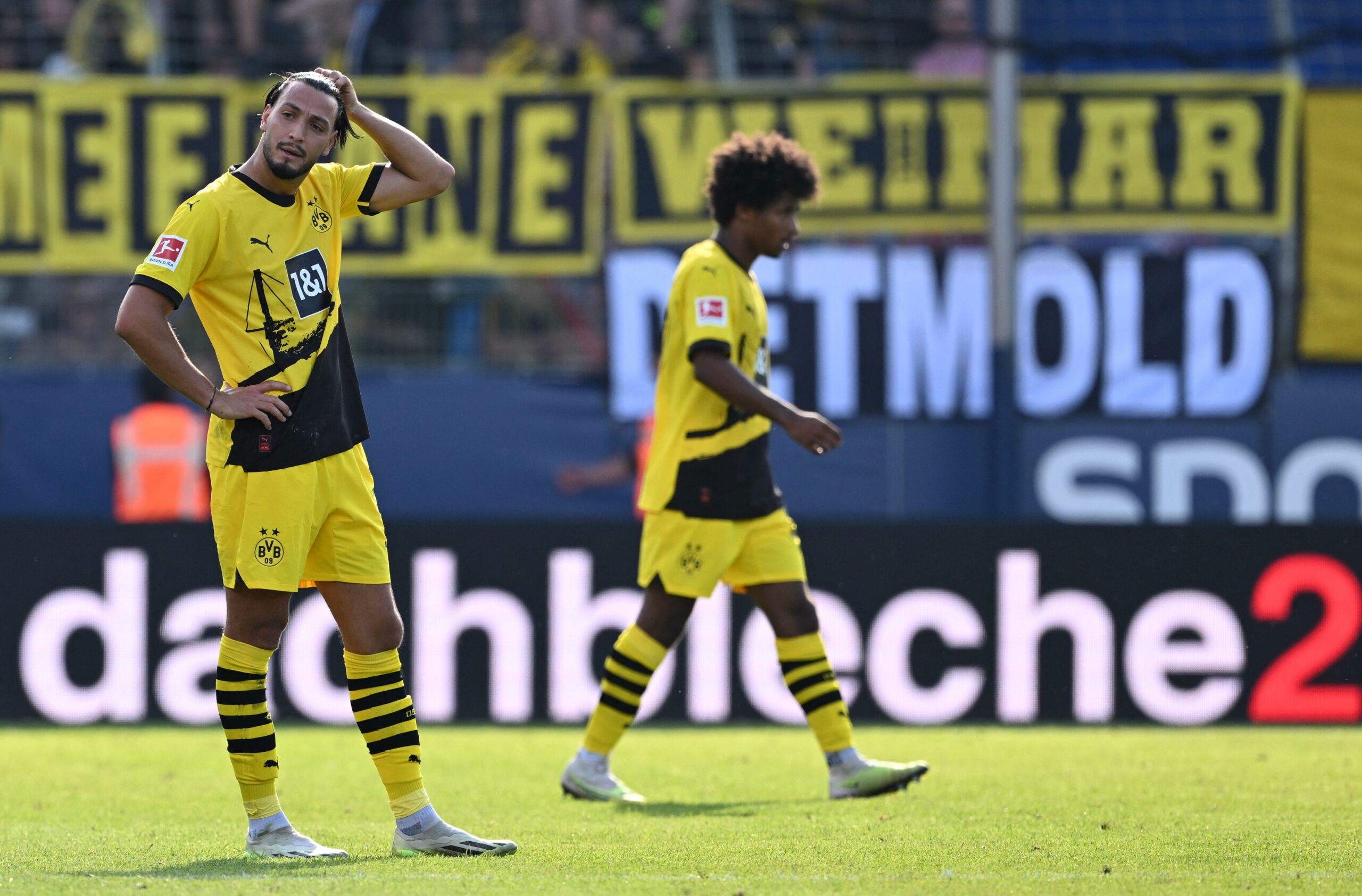 Dortmund tuvo su primer tropiezo de la temporada en Bundesliga en casa de Bochum. Foto: Getty Images