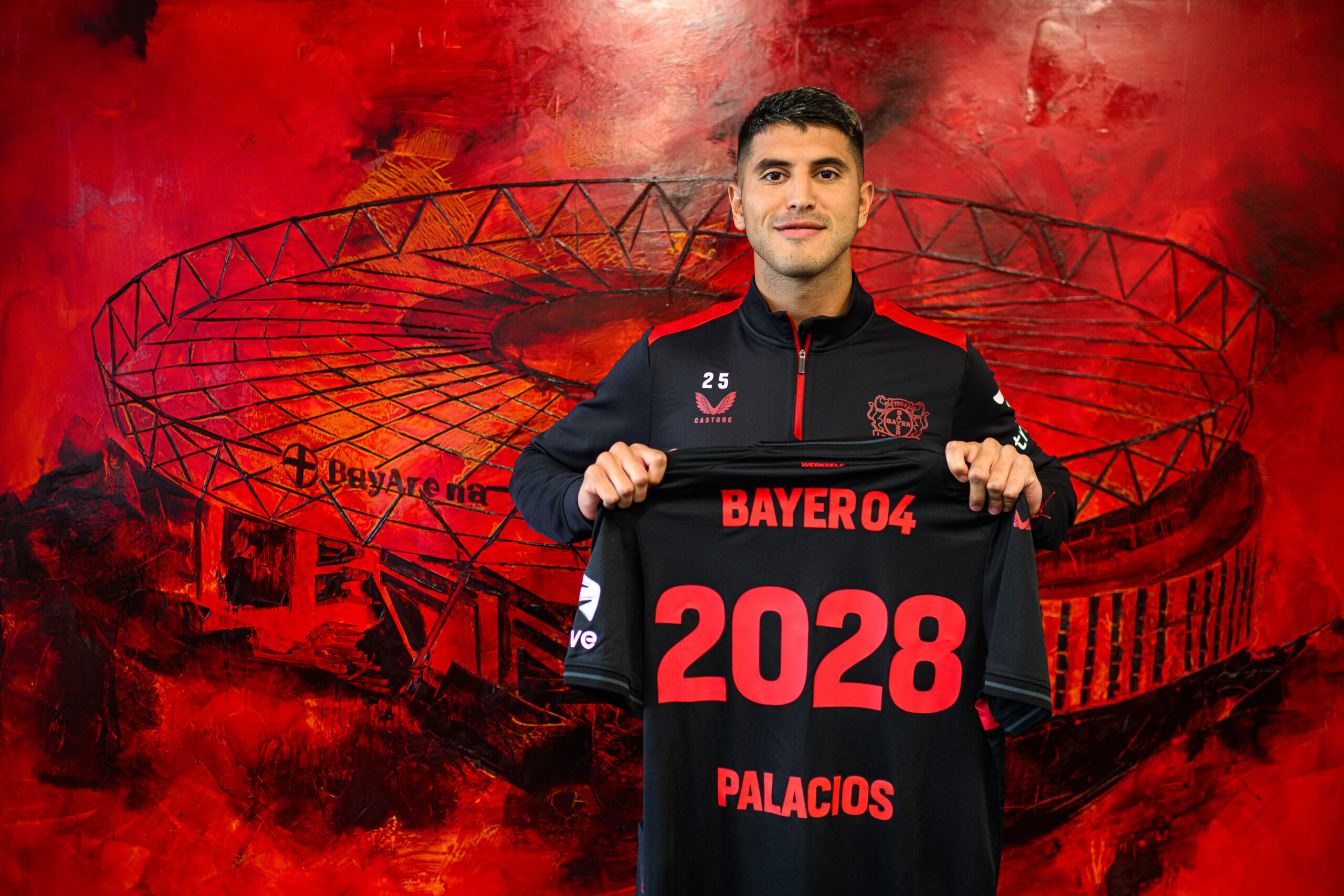Bayer Leverkusen renueva el contrato de Exequiel Palacios. Foto: Bundesliga Oficial.