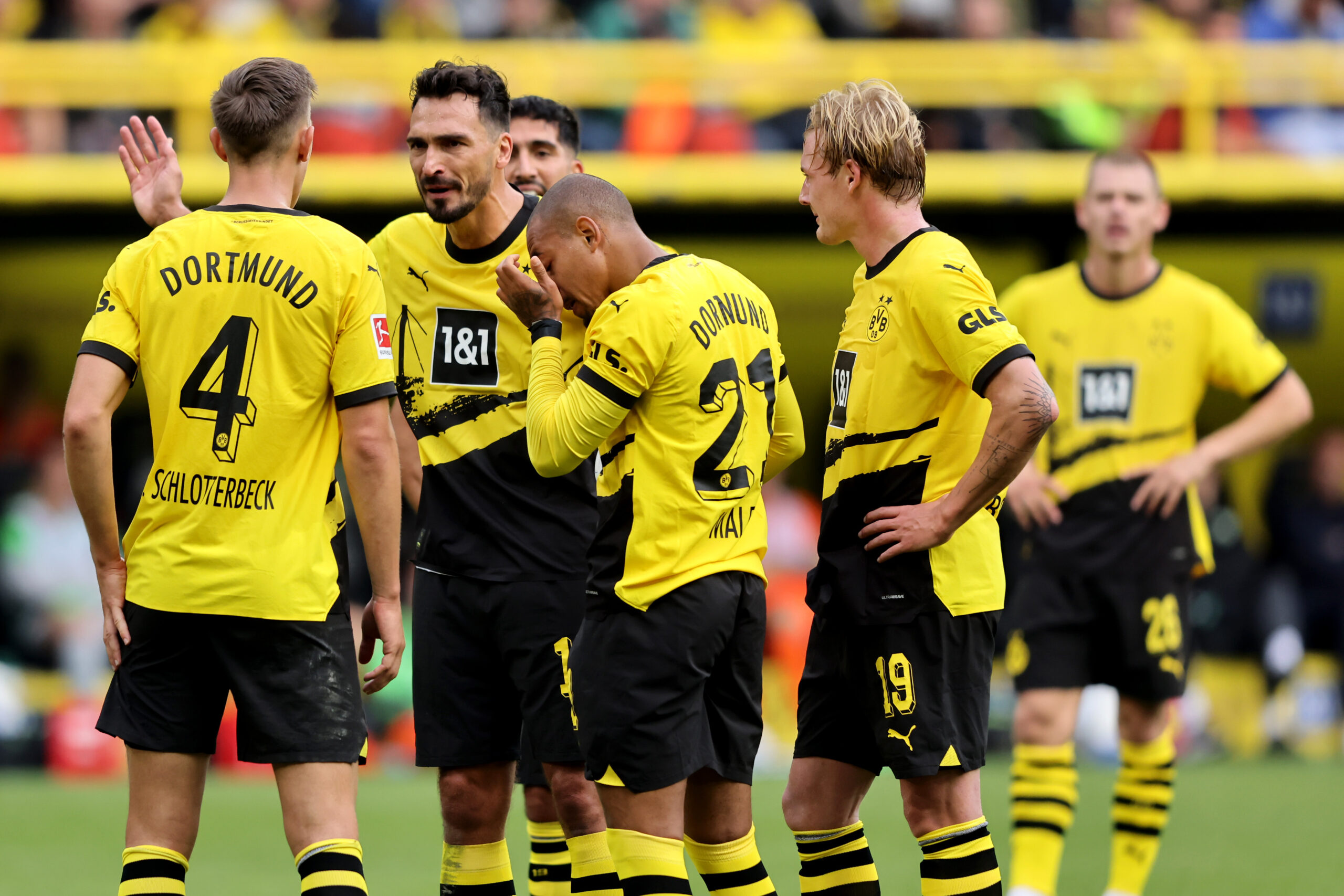 La directiva de Dortmund no está contenta con sus jugadores. Foto: Getty Images.