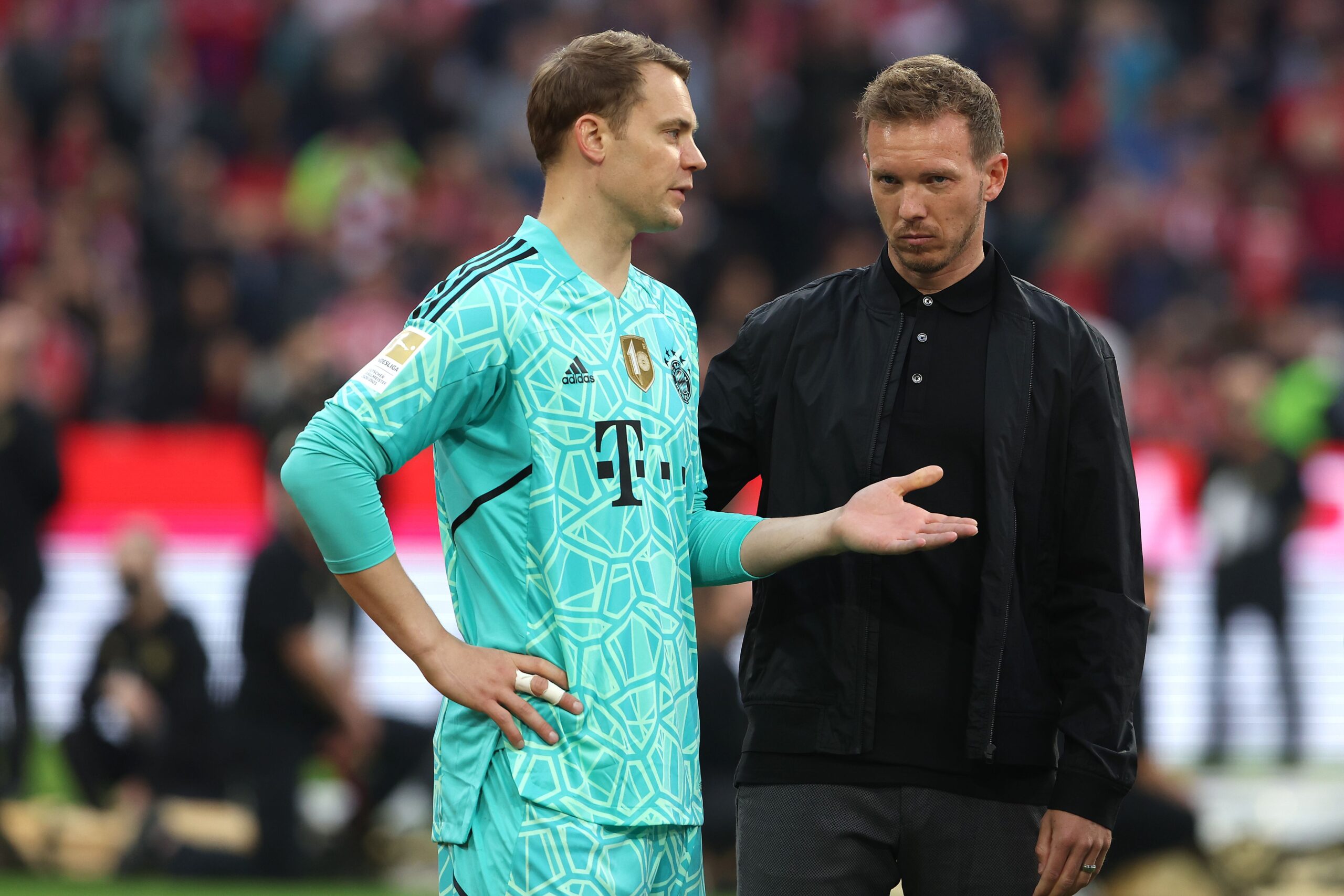 Las tensiones entre Nagelsmann y Neuer. Foto: Getty Images.