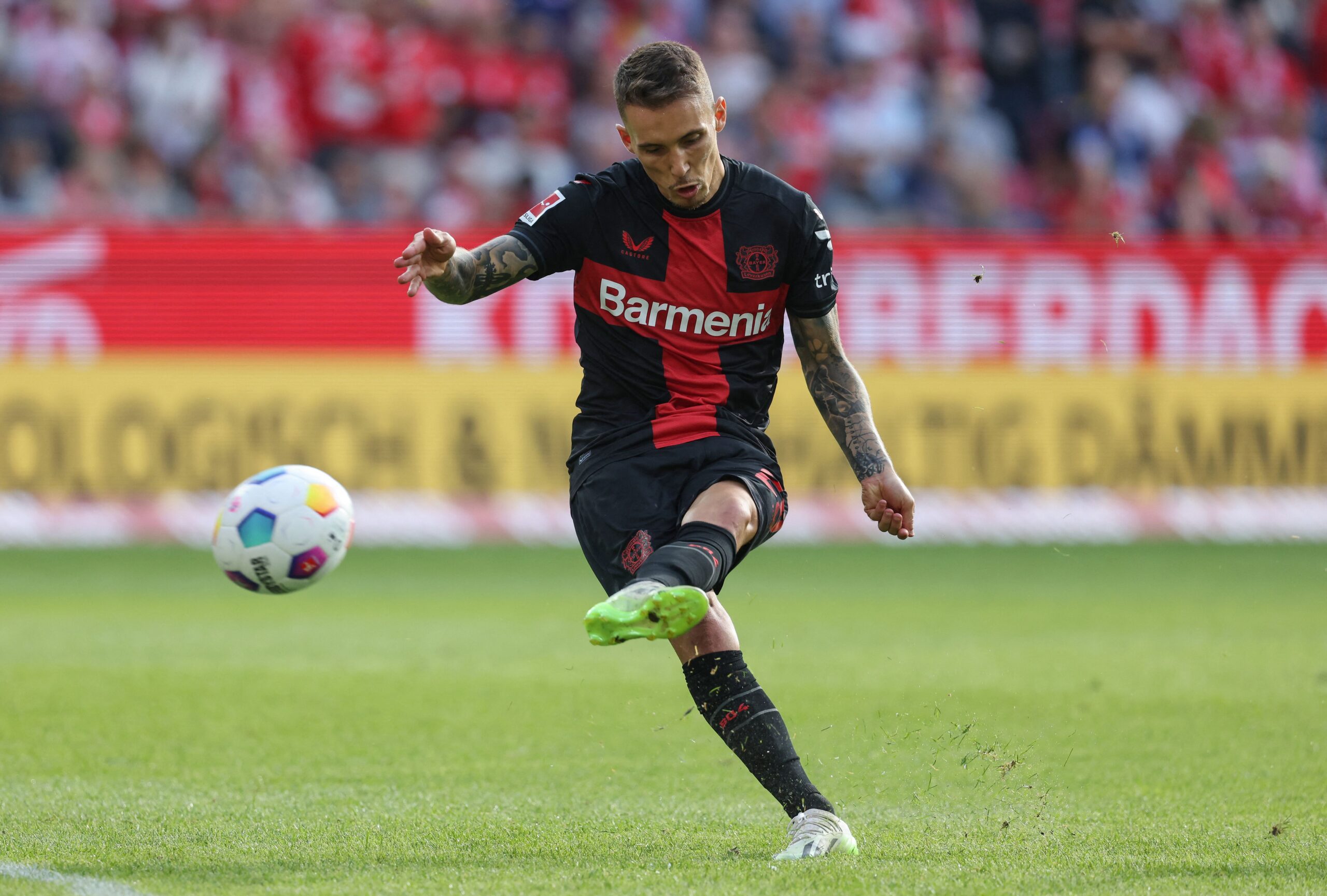 Grimaldo está decepcionado por no ser convocado en España. Foto: Getty Images.
