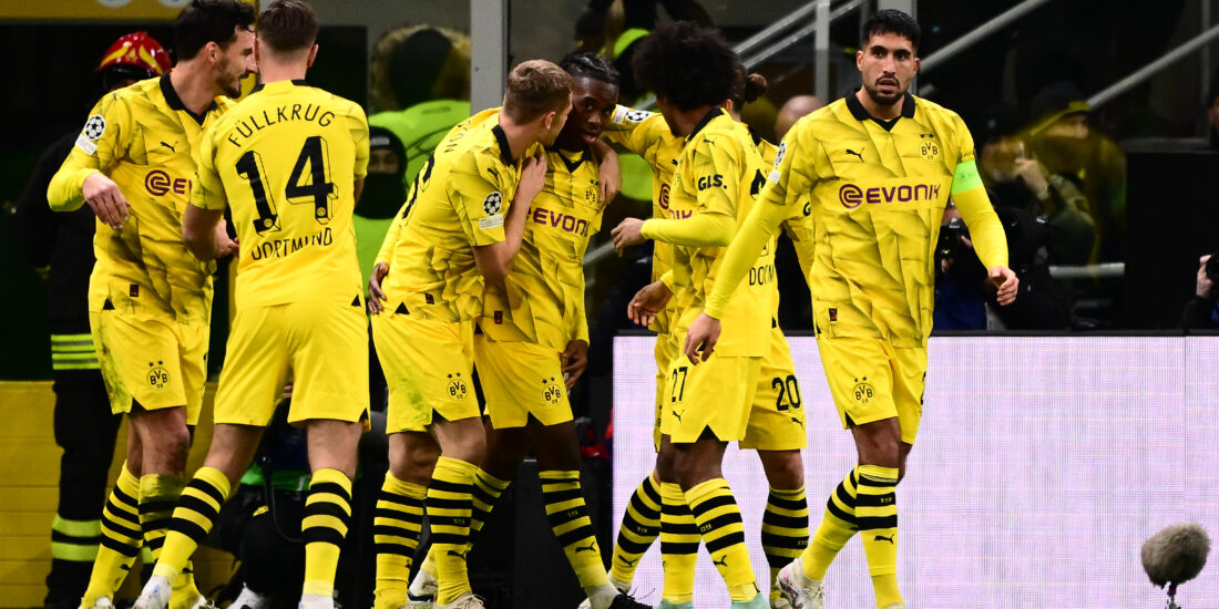 Borussia Dortmund logró en San SIro el pase a octavos de Champions League. Foto: Getty Images
