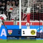 Stuttgart triunfa ante Borussia Dortmund. Foto: Getty Images.