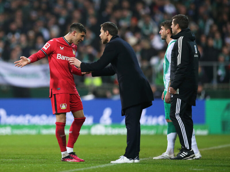 Exequiel Palacios se deshace en elogios por Xabi Alonso y confía en pelear en ganar títulos en Bayer Leverkusen. Foto: Getty