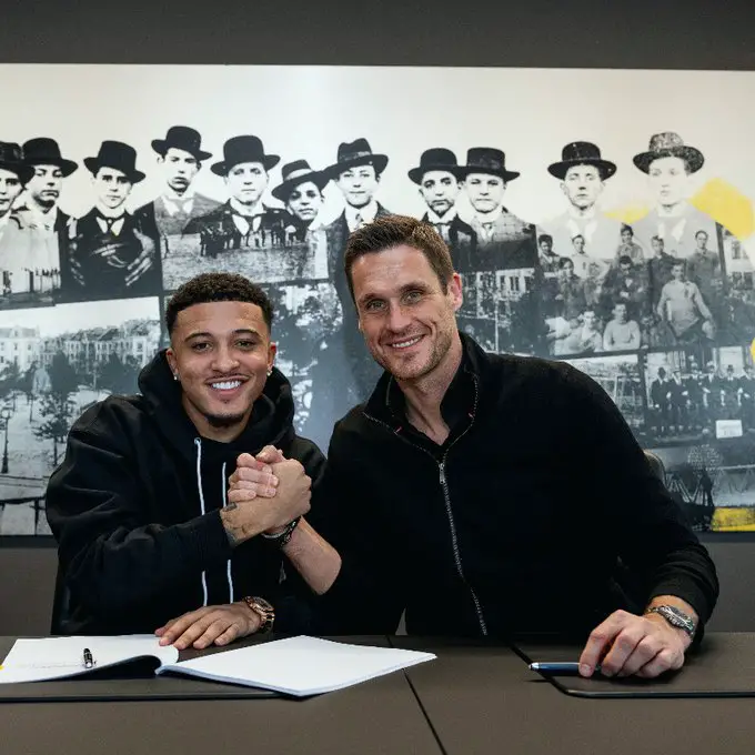 Sancho retorna a Borussia Dortmund. Foto: Getty Images.