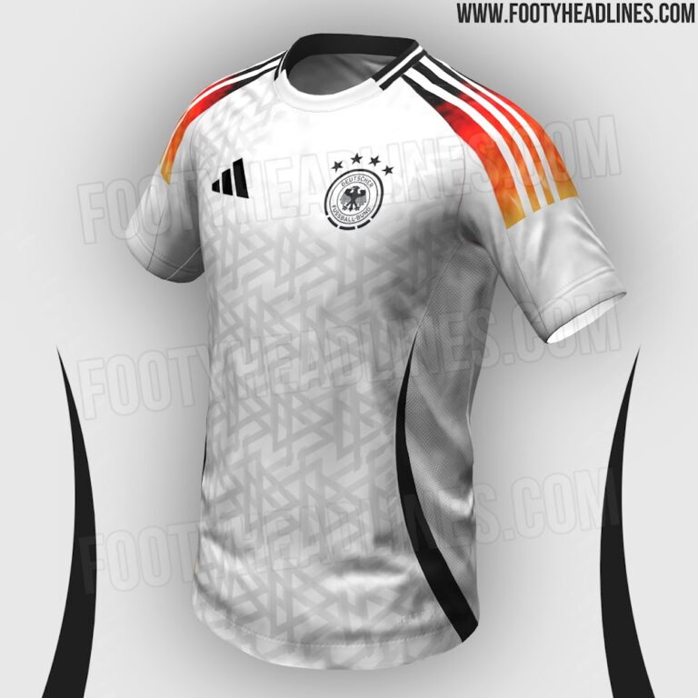 Diseño De Camiseta Entrenamiento + Cortos Alemania Blanco 2023/2024 -02