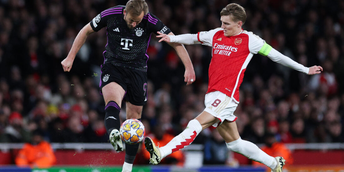 Arsenal y Bayern empatan en la ida. Foto: Getty Images.