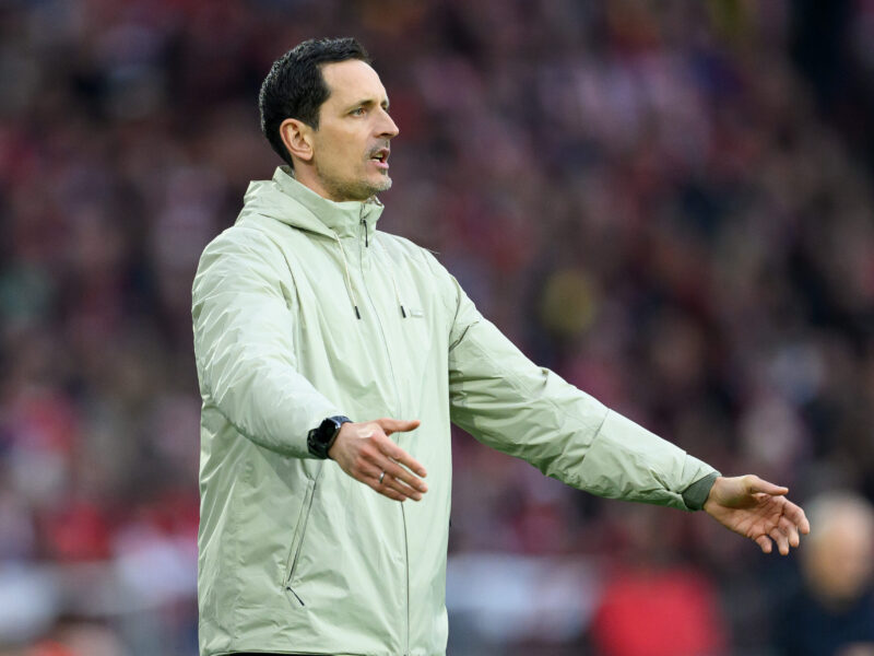 Topmöller podría dejar de ser el entrenador de Eintracht Frankfurt. Foto: Getty Images.