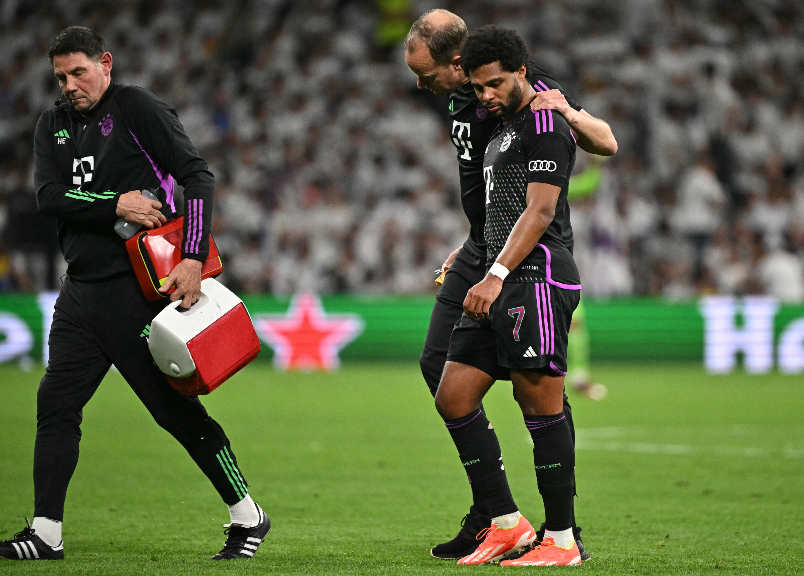 Serge Gnabry y un calvario de lesiones esta temporada. Foto: Getty Images