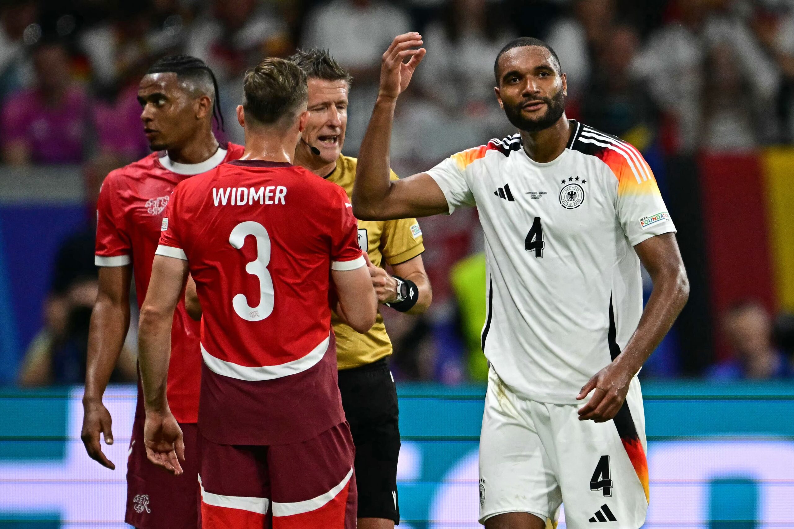 Tah y Wimmer, entre otros, no estarán en octavos de final de la Eurocopa. Foto: Getty Images