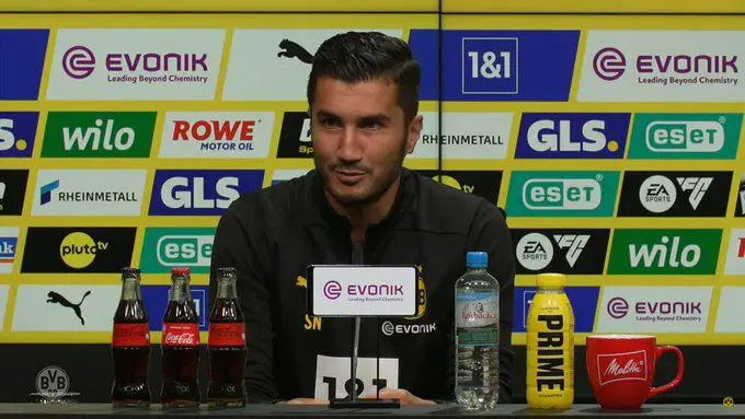 La reflexión de Sahin sobre la carga de trabajo en Dortmund. Foto: Getty Images