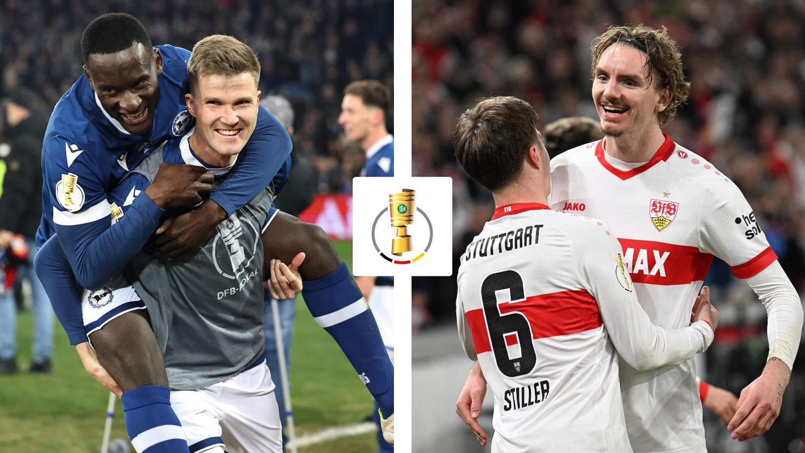 Ya está definida la gran final de DFB Pokal. Fotos: Getty Images.