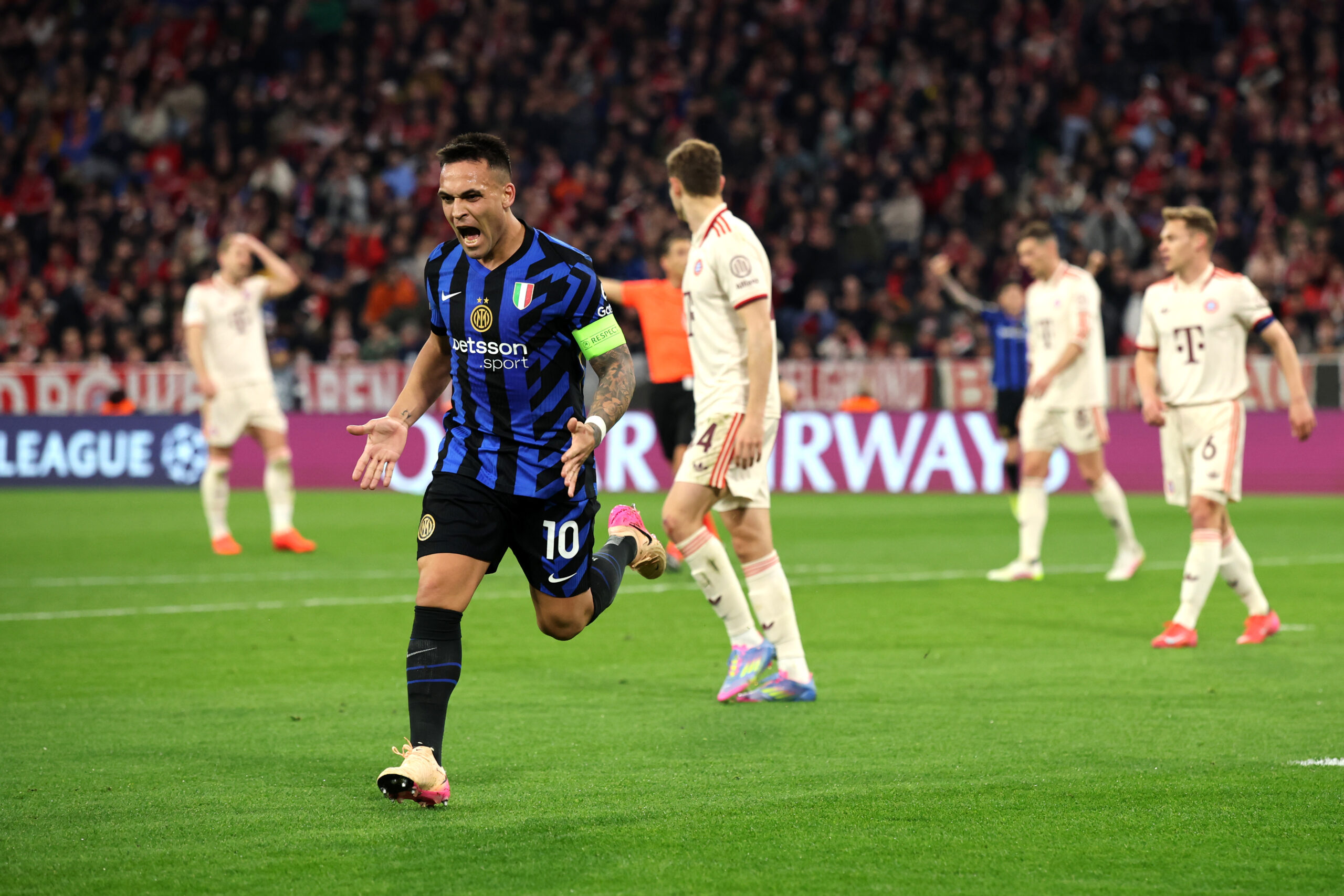 Inter vence a Bayern. FotO. Getty Images.