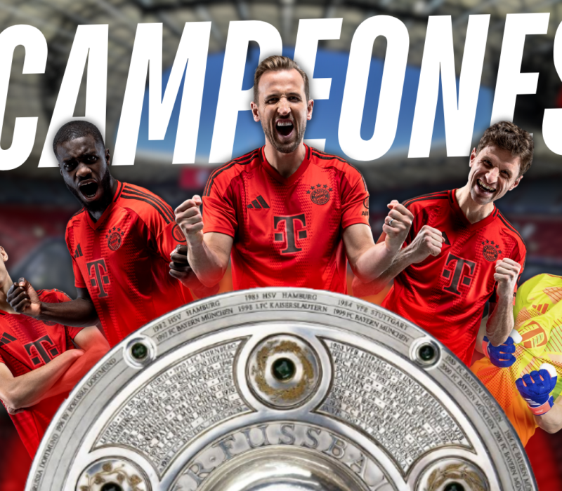 Bayern es el nuevo campeón de Bundesliga.