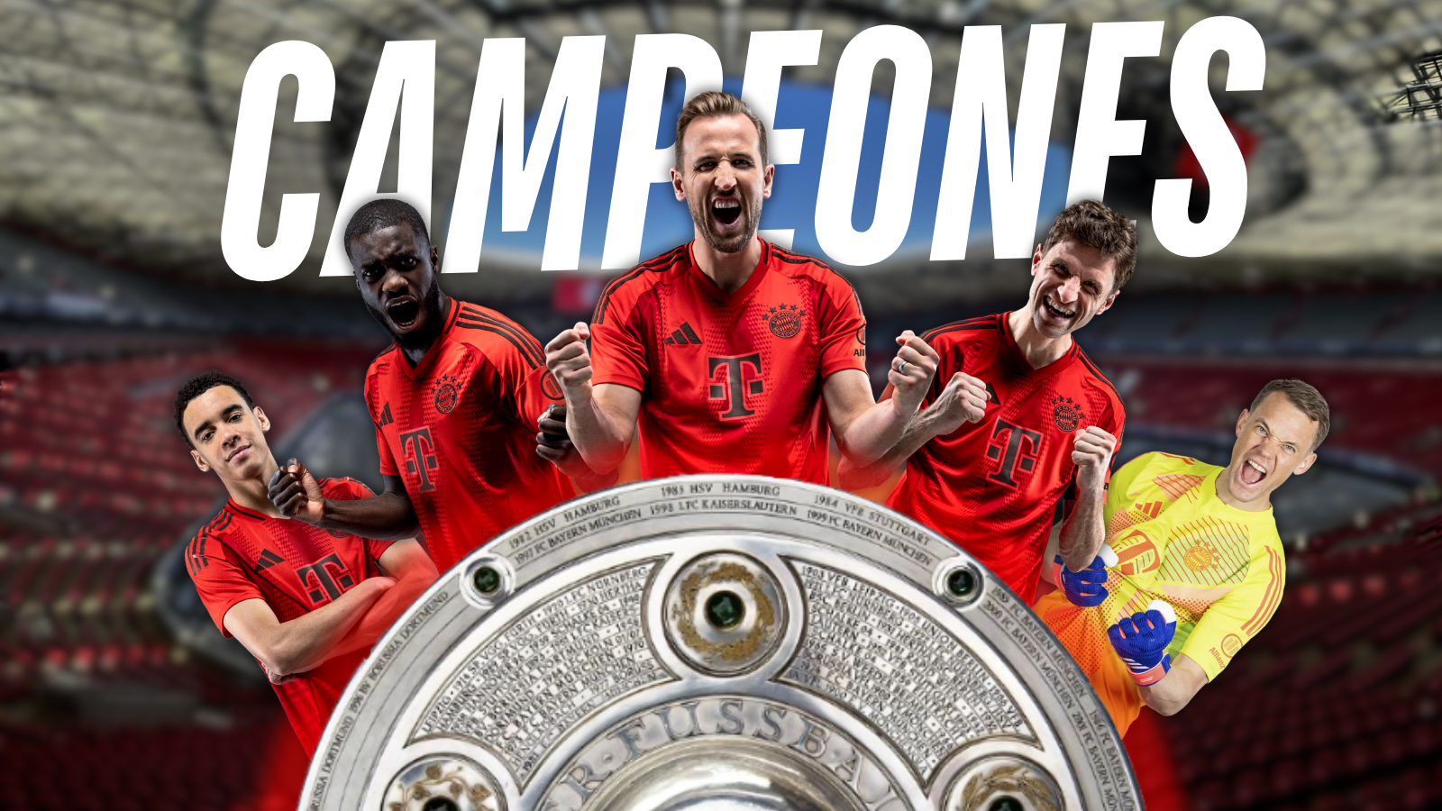 Bayern es el nuevo campeón de Bundesliga.