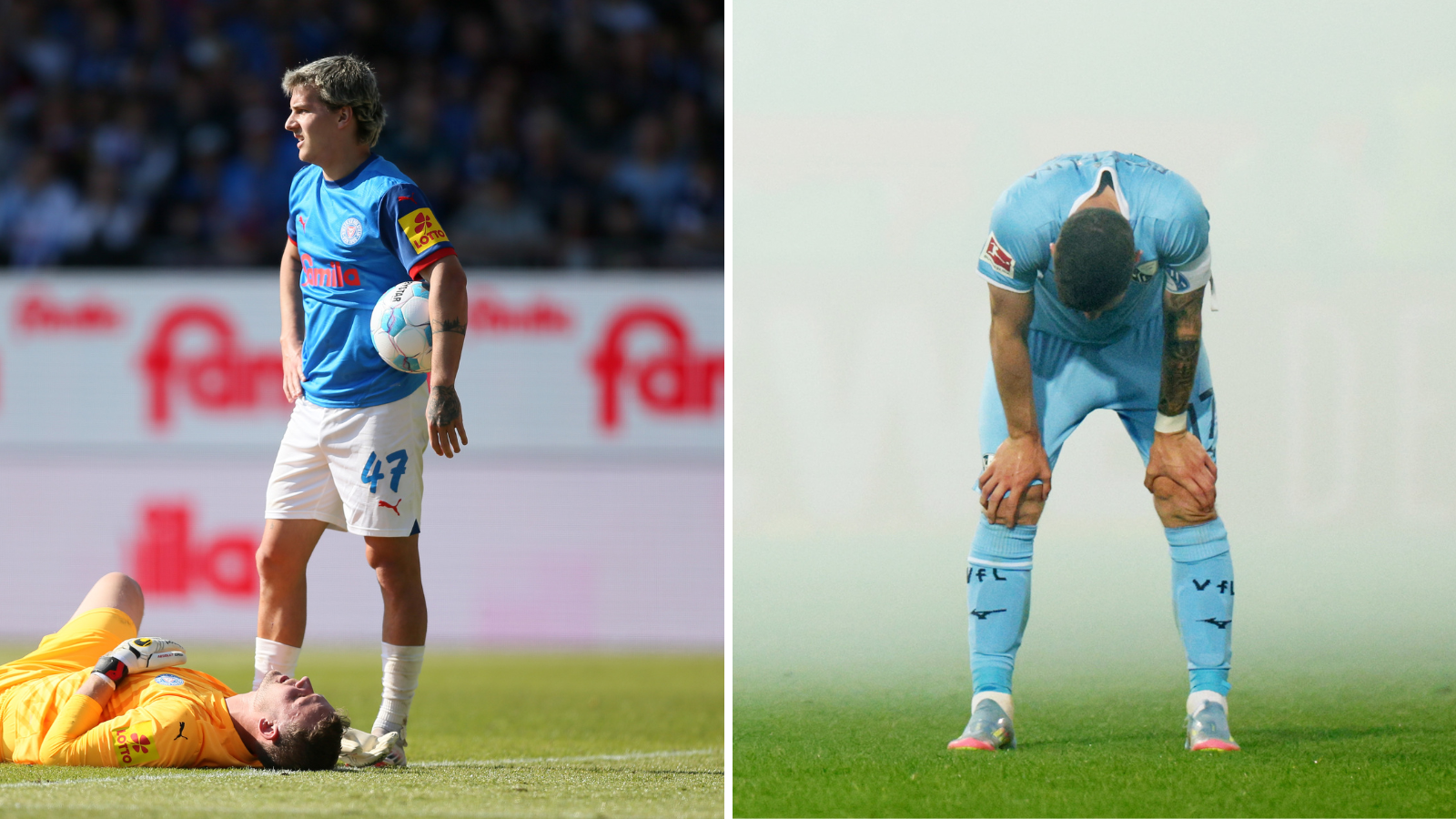 Kiel y Bochum descienden de la Bundesliga. Foto: Getty Images.