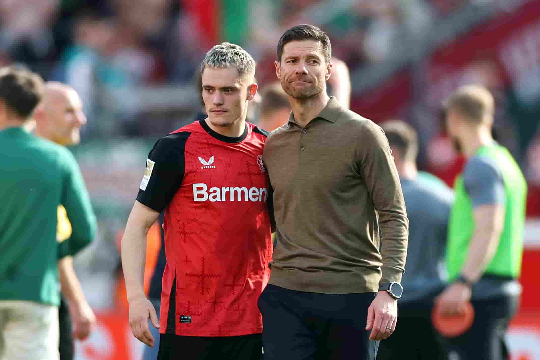 Xabi Alonso habló de su salida y del rumor de Wirtz a Bayern. Foto: Getty Images.