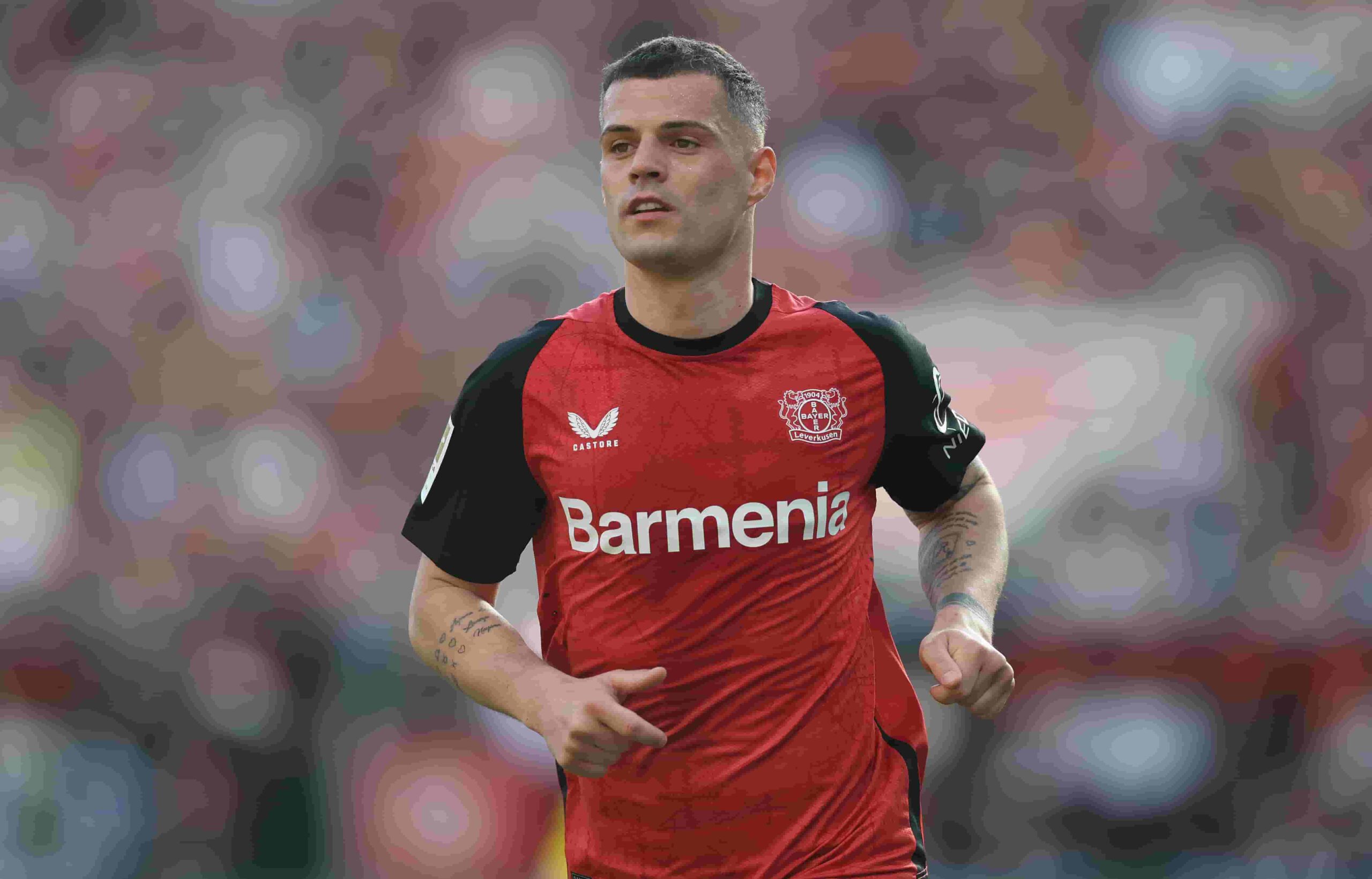 Xhaka se acerca a Milan. Foto: Getty Images.